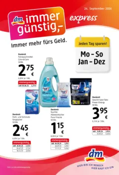 dm drogerie markt Flugblatt / 2026 ab 24.09.2026 gültig dm drogerie markt Flugblatt / 2026 ab 24.09.2026 gültig