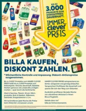 BILLA PLUS: Flugblatt Nieder&ouml;sterreich