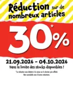 TEDi Discount R&eacute;ductions sur de nombreux articles - au 04.10.2026