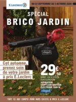 E.Leclerc JARDIN DAUTOMNE BRICO CHAUFFAGE - du 22.09.2026