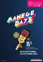 E.Leclerc Le Man&egrave;ge &agrave; Bijoux MANEGE DAYS - au 03.10.2026