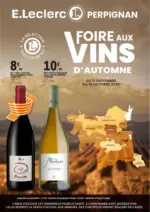 E.Leclerc FOIRE AUX VINS LOCALE AUTOMNE - au 10.10.2026