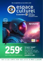 E.Leclerc Espace culturel - au 04.10.2026
