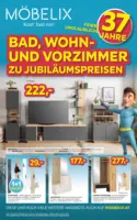 Bad-, Wohn- und Vorzimmer
