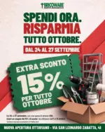 Bricoware Spendi ora. Risparmia tutto ottobre. - al 31.10.2026