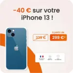 WeFix -40 &euro; sur votre iPhone 13 ! - au 18.10.2026