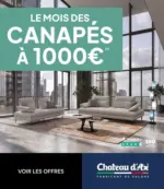 Chateau d'Ax LE MOIS DES CANAP&Eacute;S &Agrave; 1000&euro; - au 04.10.2026