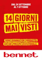Bennet 14 giorni mai visti - al 07.10.2026