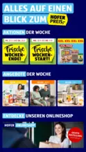 HOFER HOFER: Flugblatt - ab 25.09.2026