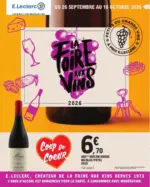 E.Leclerc FOIRE AUX VINS - au 10.10.2026