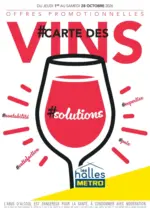 Metro Carte des Vins - au 28.10.2026