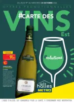 Metro Carte des Vins - au 28.10.2026