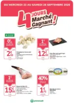Promocash 4 jours march&eacute; gagnant ! - au 26.09.2026