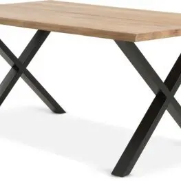JYSK Masă ROSLEV 95x160 stejar natur/negru