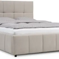 JYSK Cadru pat VEMMELEV 140x200 cu depozitare bej