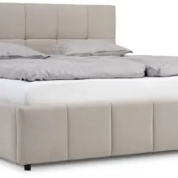 JYSK Cadru pat VEMMELEV 180x200 cu depozitare bej