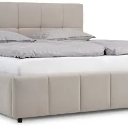 JYSK Cadru pat VEMMELEV 180x200 cu depozitare bej
