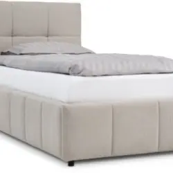 JYSK Cadru pat VEMMELEV 90x200 cu depozitare bej