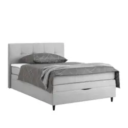 Boxspringbett Miami in Grau ca. 120x200cm