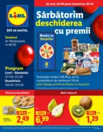 Lidl de luni 28.09 p&acirc;nă duminică 0410 - de la 28-09-26