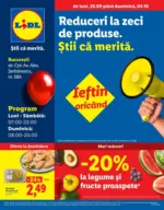 Lidl de luni 28.09 p&acirc;nă duminică 0410 - de la 28-09-26