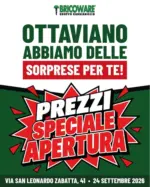 Bricoware Prezzi speciale apertura - al 24.09.2026