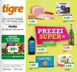Tigre Prezzi super - al 07.10.2026