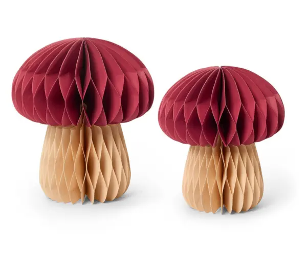 2 Papier-Pilze