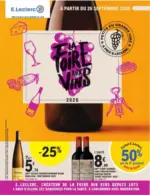 E.Leclerc FOIRE AUX VINS - MIXTE - au 10.10.2026