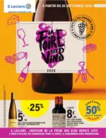 E.Leclerc FOIRE AUX VINS - MIXTE - au 10.10.2026