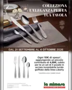 La Mimosa Supermercati Colleziona l'eleganza per la tua tavola - al 04.10.2026