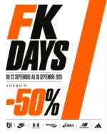 Footkorner FK DAYS | Jusqu'&agrave; -50% ! - au 30.09.2026