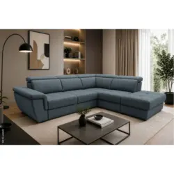 Ecksofa mit Bettfunktion und Bettkasten