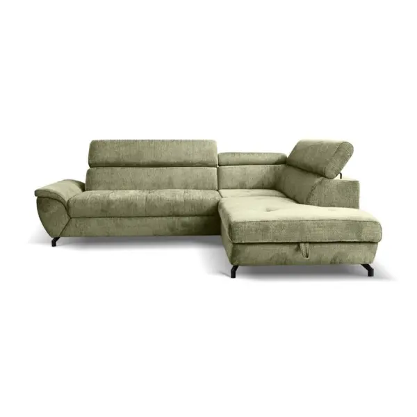 Ecksofa mit Bettfunktion und Bettkasten