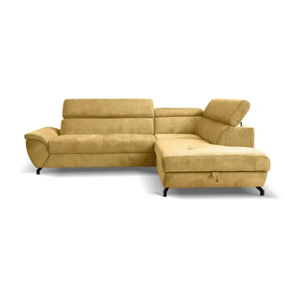 Ecksofa mit Bettfunktion und Bettkasten