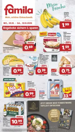 Vorschau von dem Prospekt des Geschäftes Famila Nordwest, gültig ab dem 05.10.2026