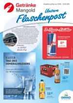 Gefako Getr&auml;nke Mangold: Angebote - bis 03.10.2026