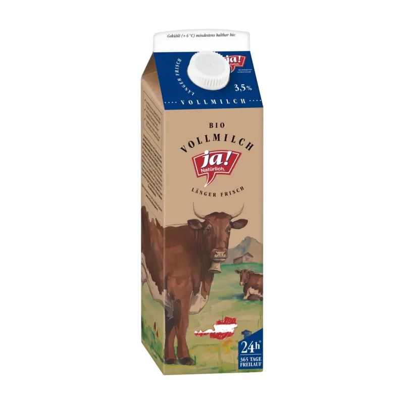 Ja! Nat&uuml;rlich Vollmilch l&auml;nger frisch 3.5%