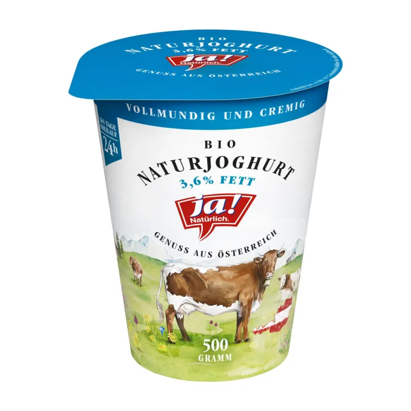 Ja! Nat&uuml;rlich Joghurt Natur 3.6%