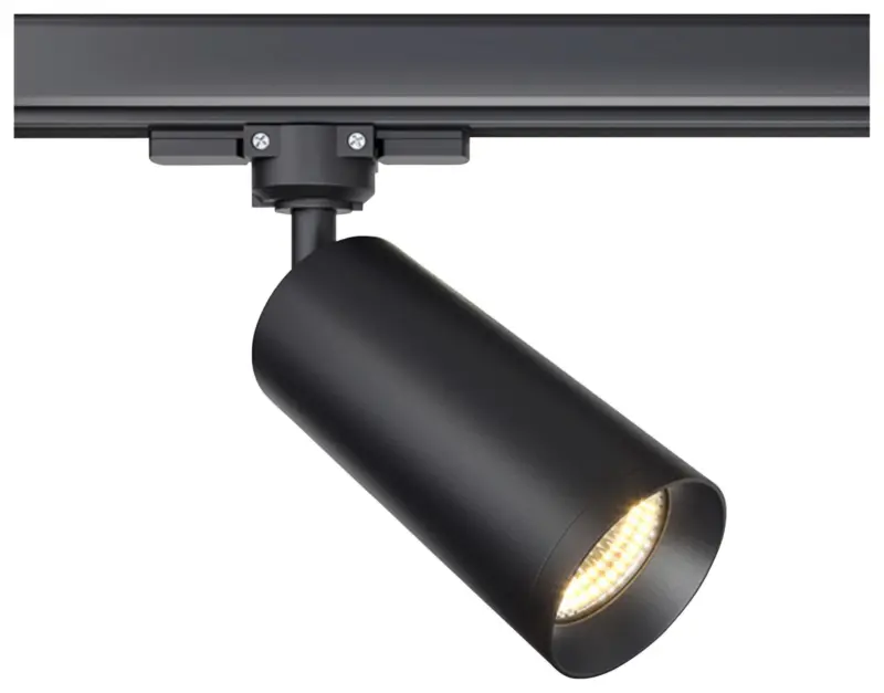Schienensystem-Strahler Focus Schwarz max. 50 Watt