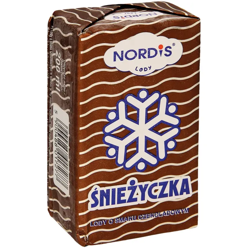 Eis mit Schokoladengeschmack in Waffeln (8%)