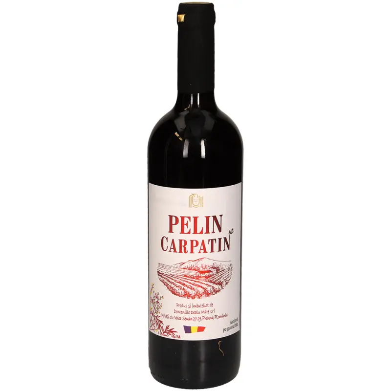 Pelin Carpatin Wermutwein aus Rum&auml;nien, rot, halbtrocken