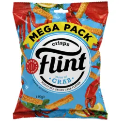 Snack aus Weizenbrot mit Krabbengeschmack