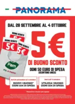 Panorama 5&euro; di buono sconto - al 05.10.2026