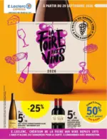 E.Leclerc FOIRE AUX VINS AUTOMNE - Express - au 10.10.2026