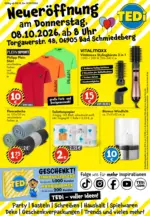 TEDi Discount TEDi Neuer&ouml;ffnung in Bad Schmiedeberg - bis 10.10.2026