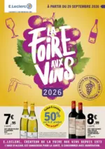 E.Leclerc FOIRE AUX VINS - MIXTE - au 10.10.2026