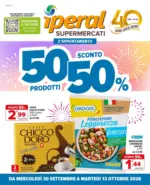 Iperal 50 prodotti sconto 50% - al 13.10.2026