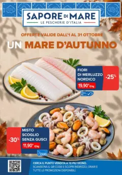 Anteprima del volantino Sapore di mare volantino Piacenza valido a partire dal 01/10/2026