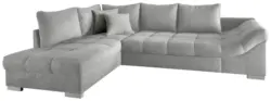 Wohnlandschaft Alvito Hellgrau Nylon/Mikrofaser